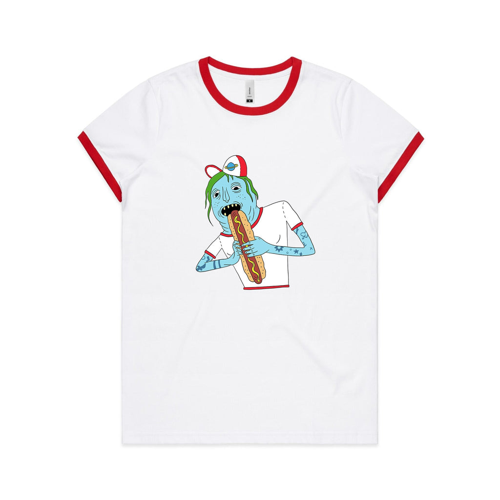 Saturn Devouring His Hot Dog Tee Hoodie, Sweatshirt | CiraTrend.com (Image 4)