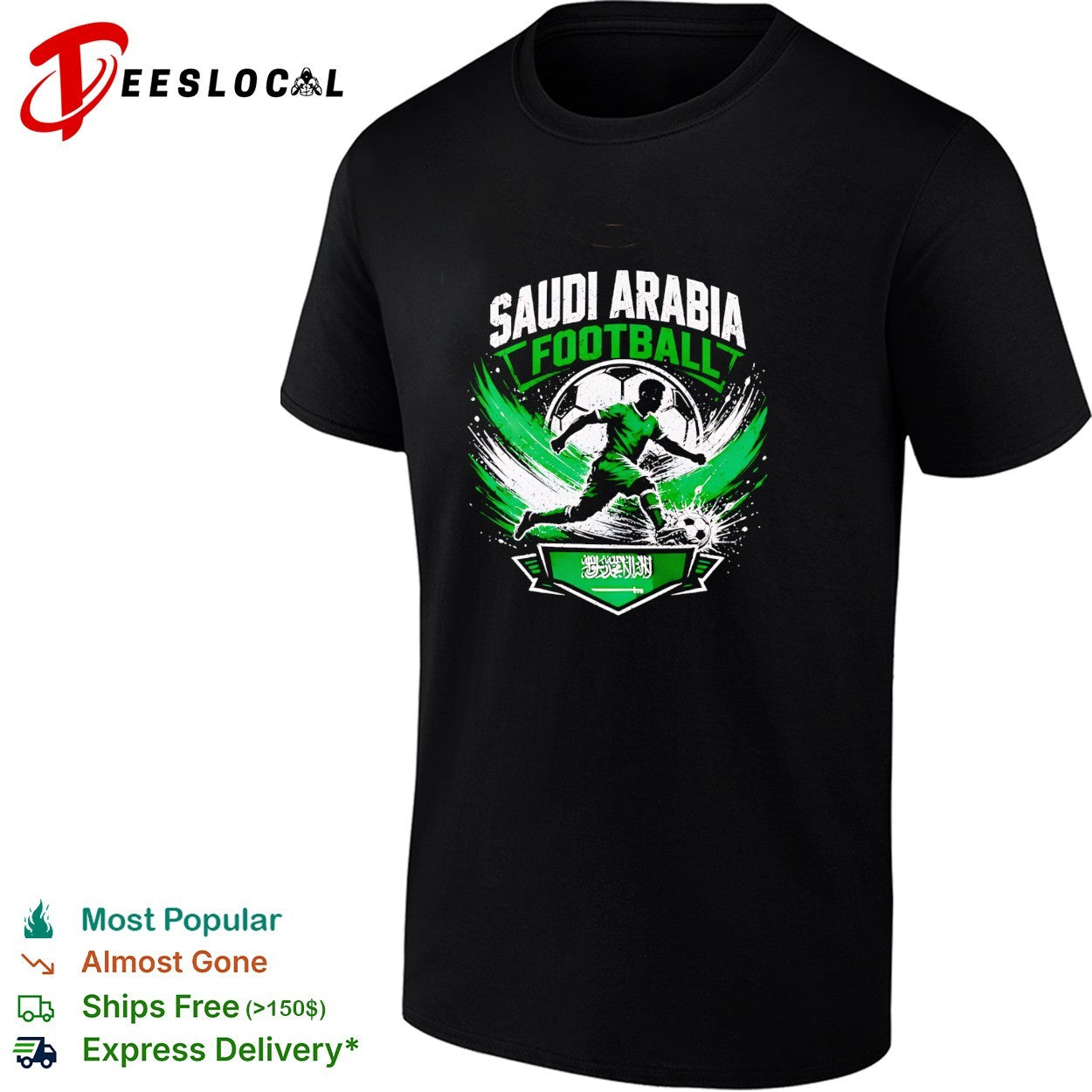 Saudi Arabia football soccer team shirt