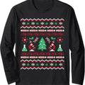 Science Laboratory Ugly Christmas Sweater - DNA Microbiology Long Sleeve T-Shirt Hoodie, Sweatshirt | CiraTrend.com
