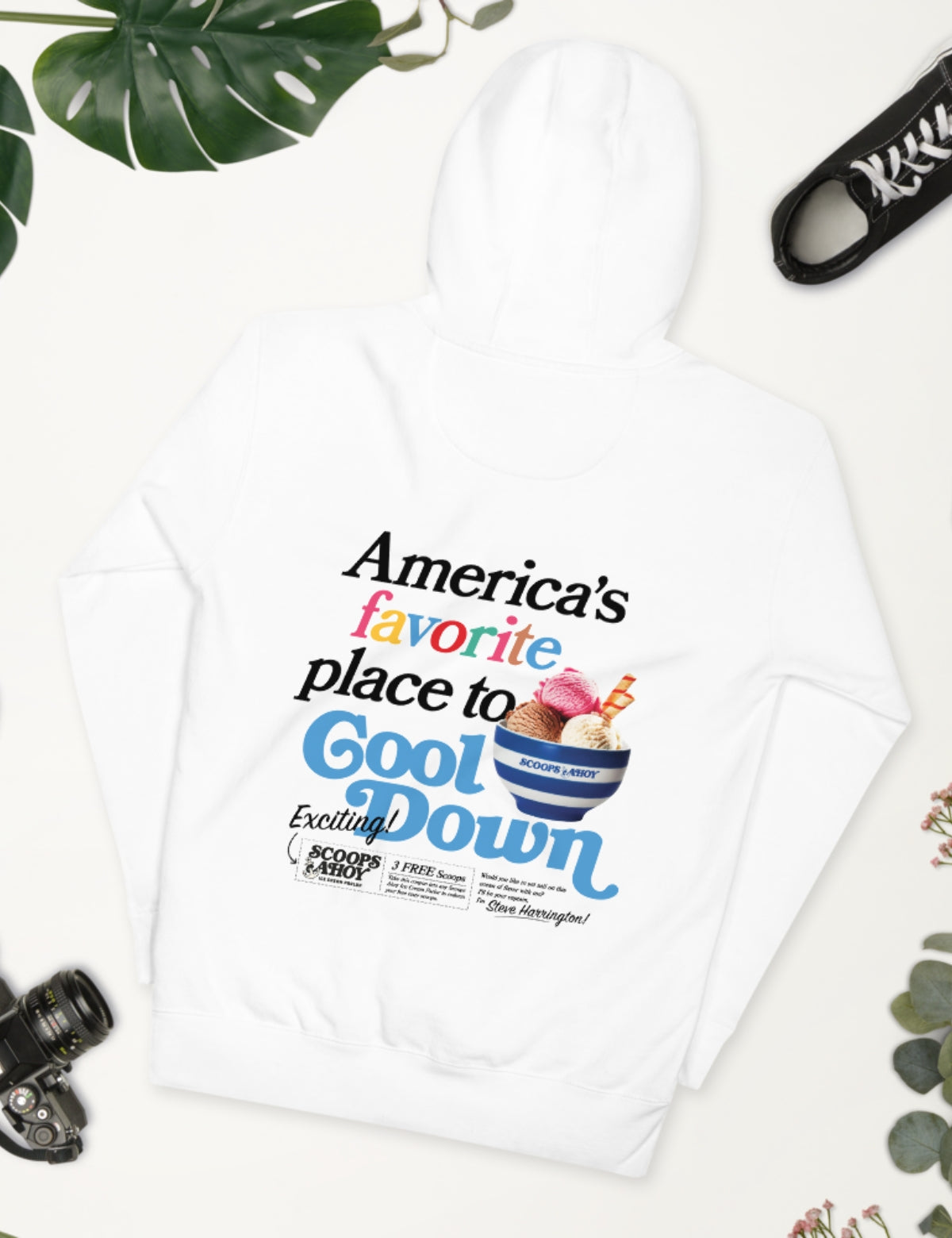 Scoops Ahoy Unisex Hoodie [White] T-Shirts, Sweatshirt | CiraTrend.com (Image 2)