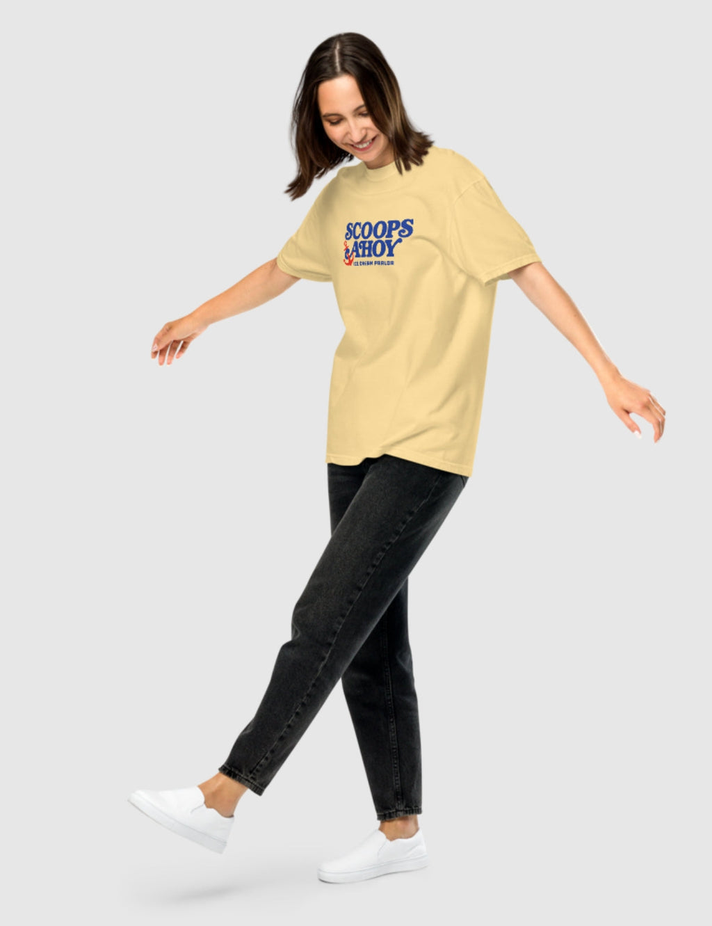 Scoops Ahoy MenÃ¢â‚¬â„¢s Cool Down T-Shirt [Yellow] Hoodie, Sweatshirt | CiraTrend.com (Image 4)