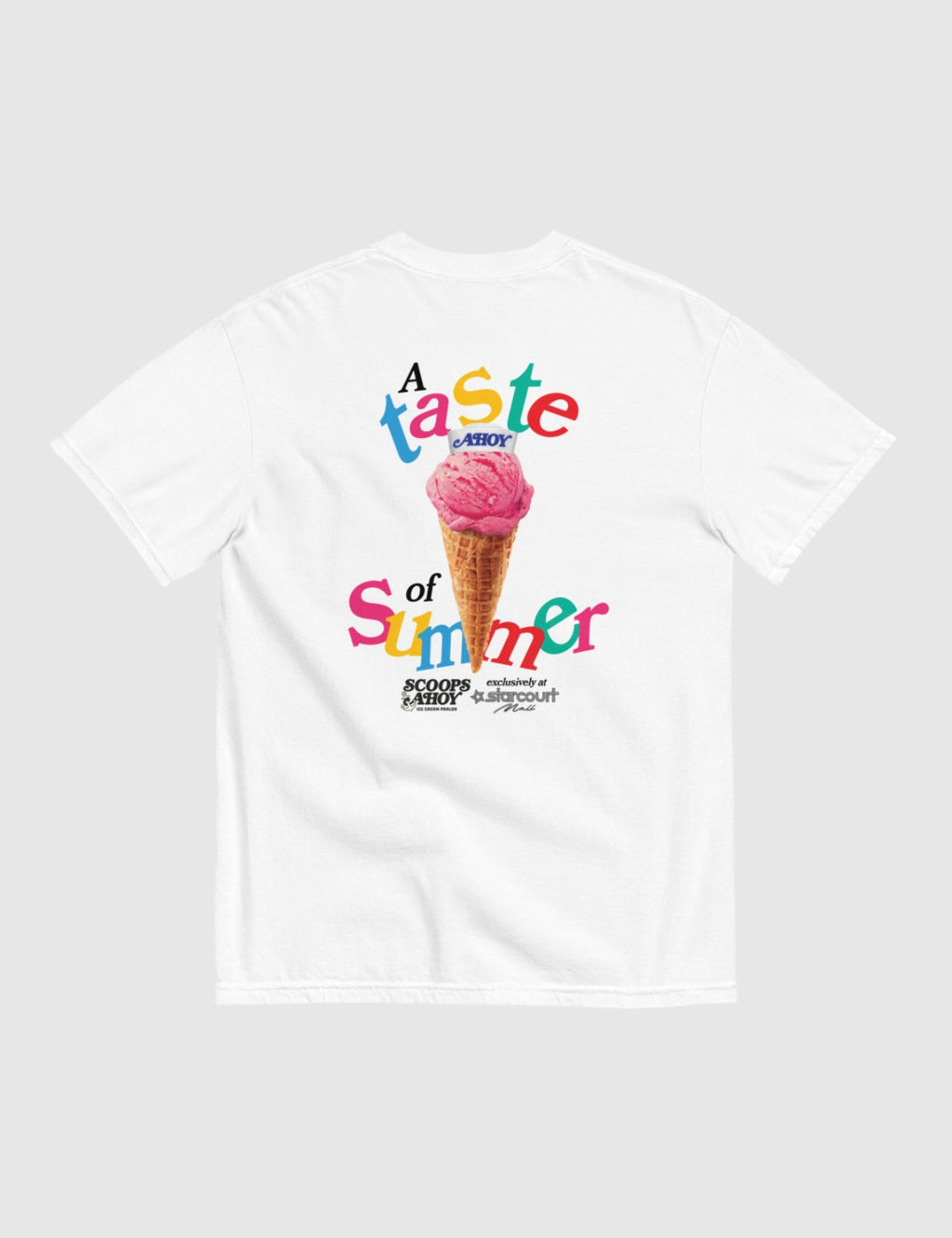 Scoops Ahoy MenÃ¢â‚¬â„¢s A Taste of Summer T-Shirt [White] Hoodie, Sweatshirt | CiraTrend.com (Image 1)
