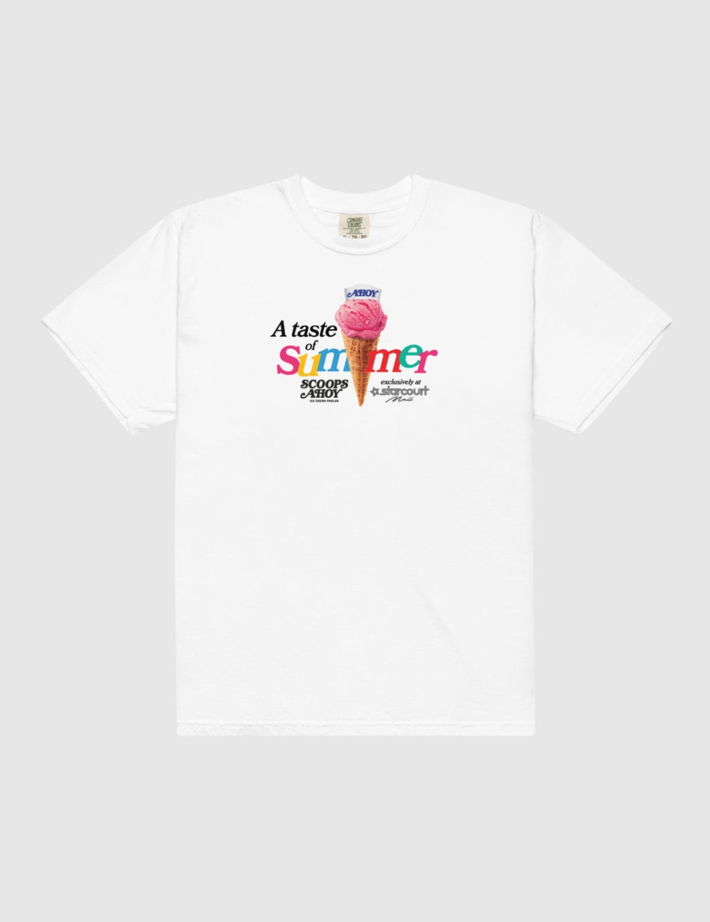 Scoops Ahoy MenÃ¢â‚¬â„¢s A Taste of Summer T-Shirt [White] Hoodie, Sweatshirt | CiraTrend.com (Image 3)