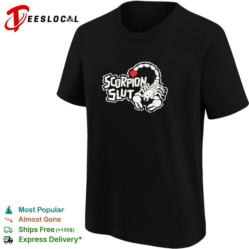 Scorpion slut heart shape shirt