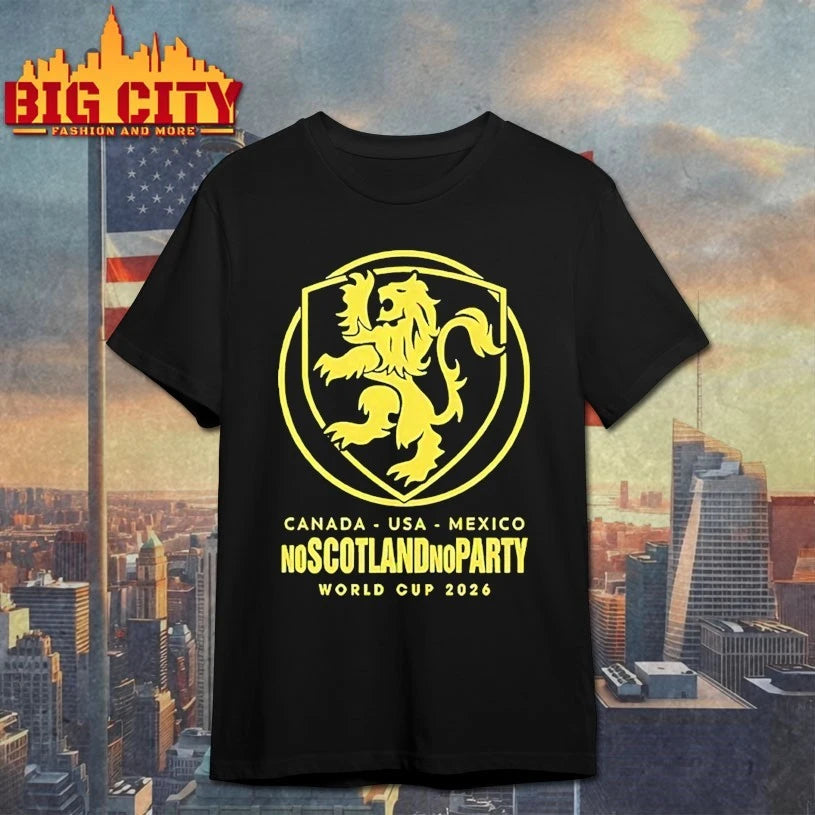 Scotland World Cup 2026 No Scotland No Party Football shirt