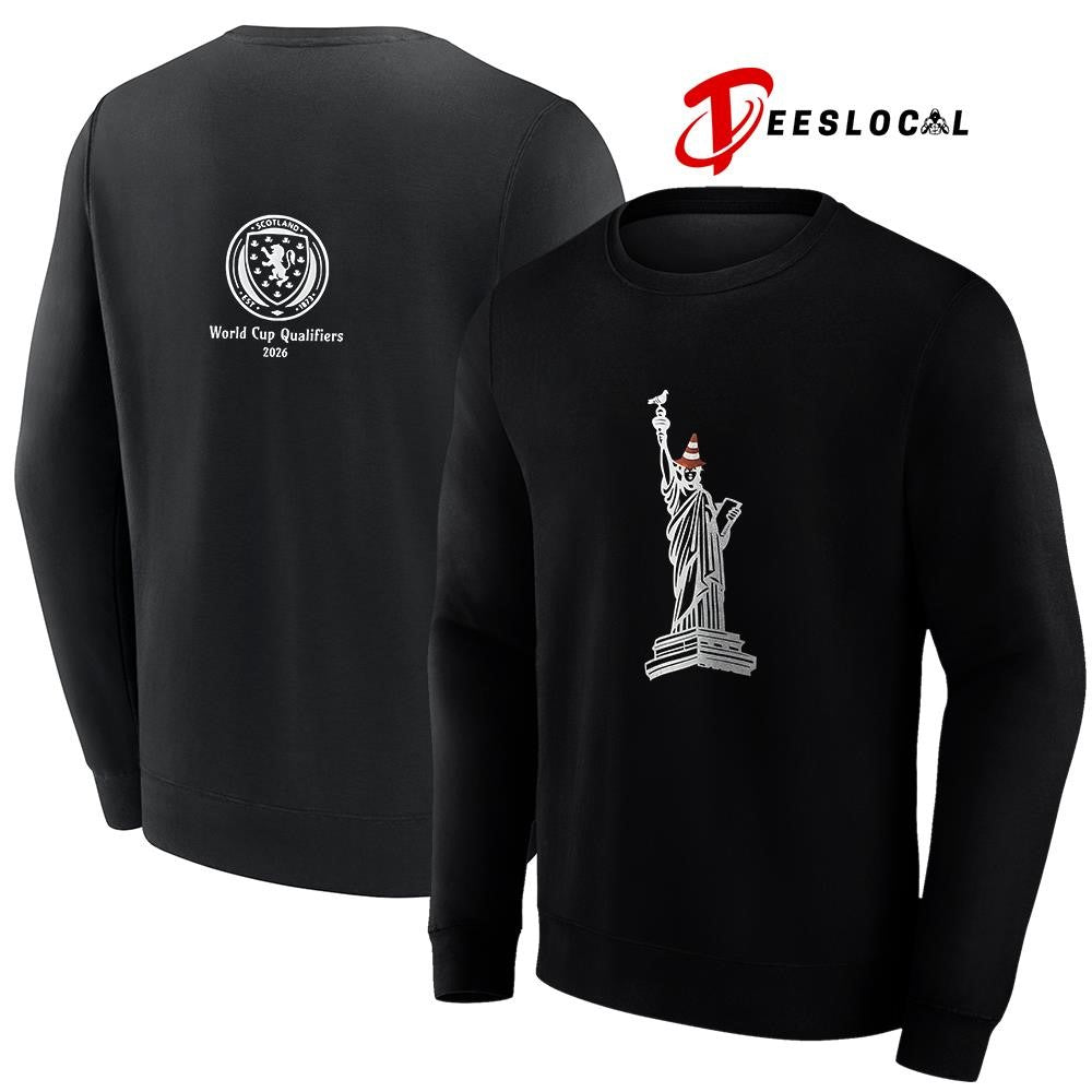 Scotland World Cup qualifiers Statue of Liberty shirt