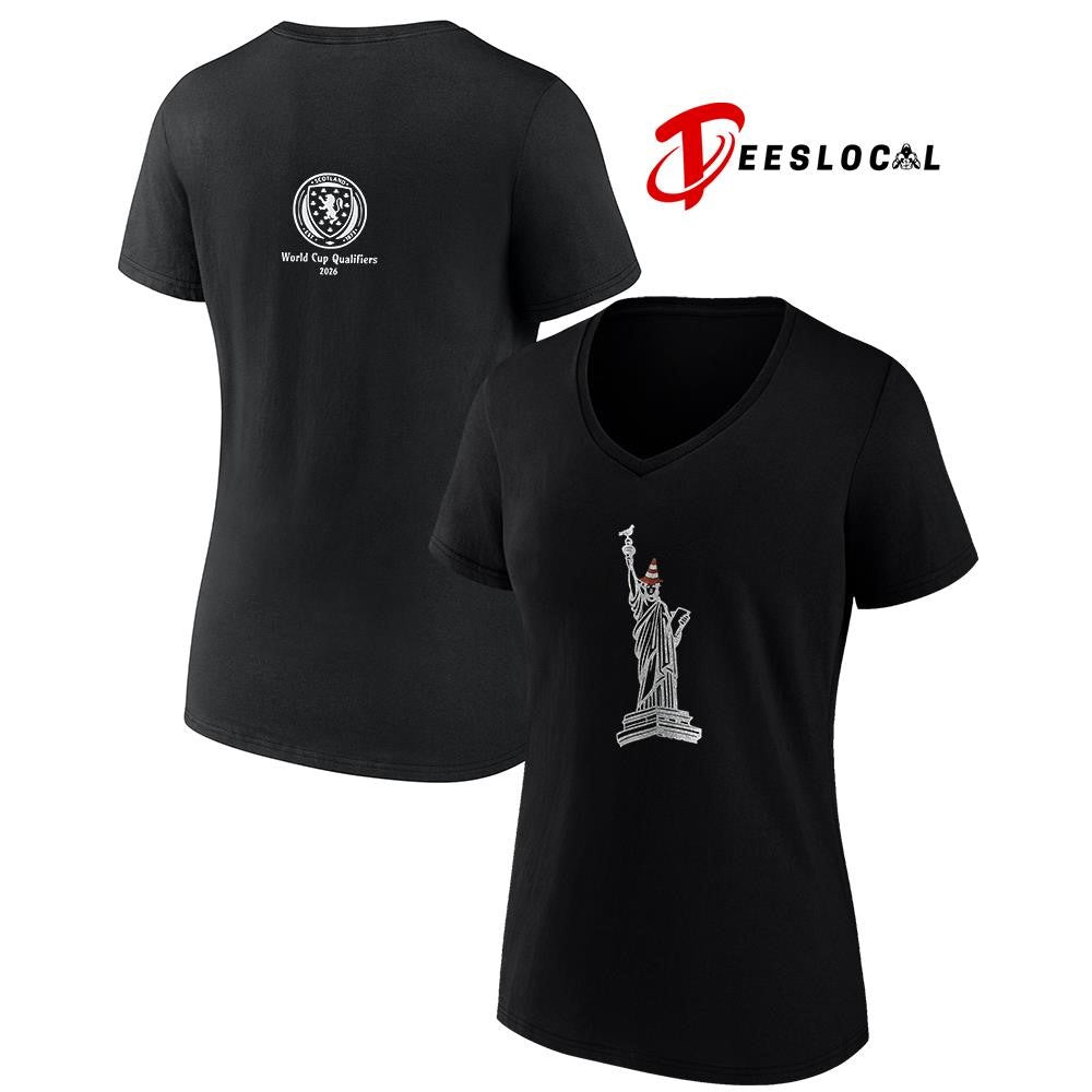 Scotland World Cup qualifiers Statue of Liberty shirt