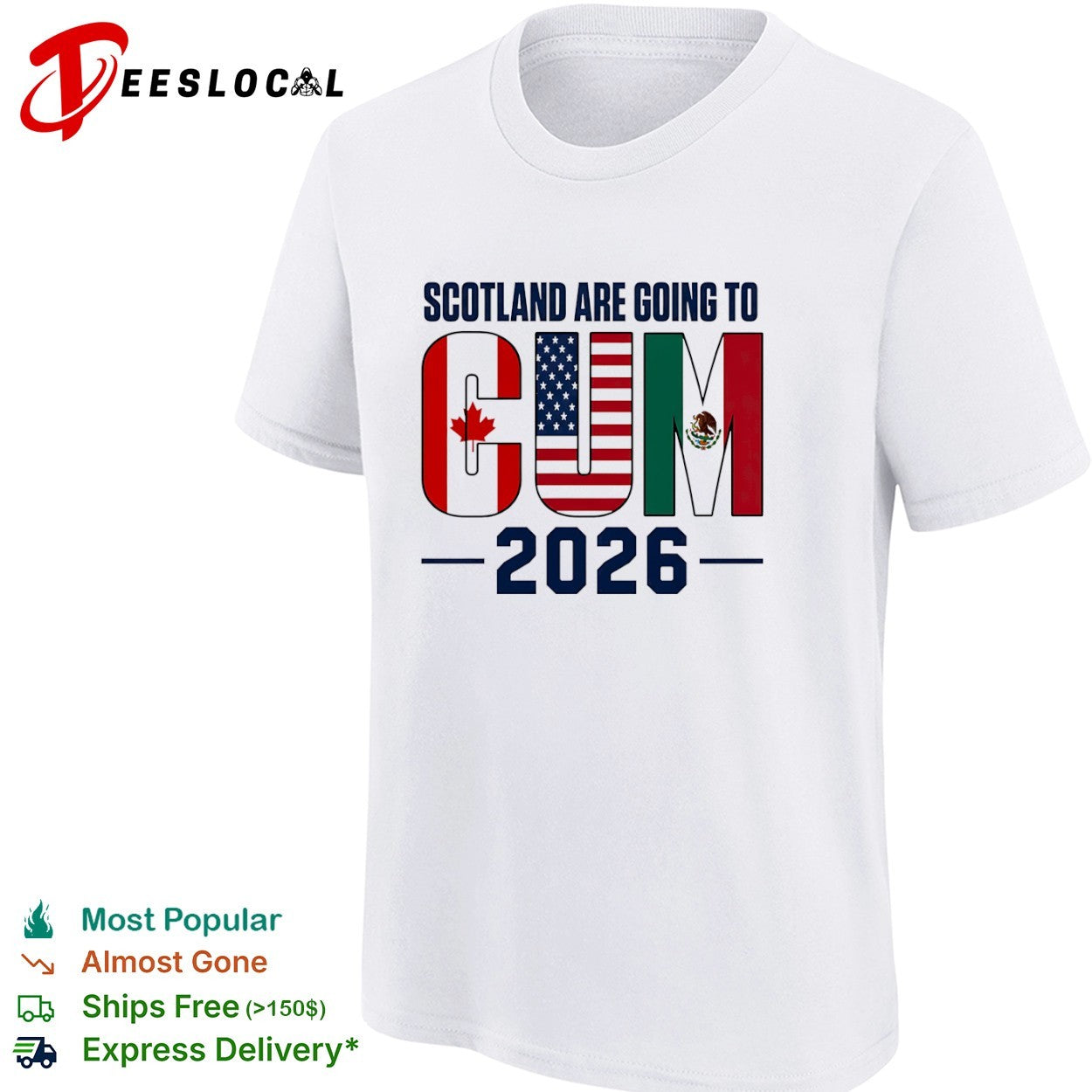 Scotland are going to CUM 2026 world cup soccer shirt