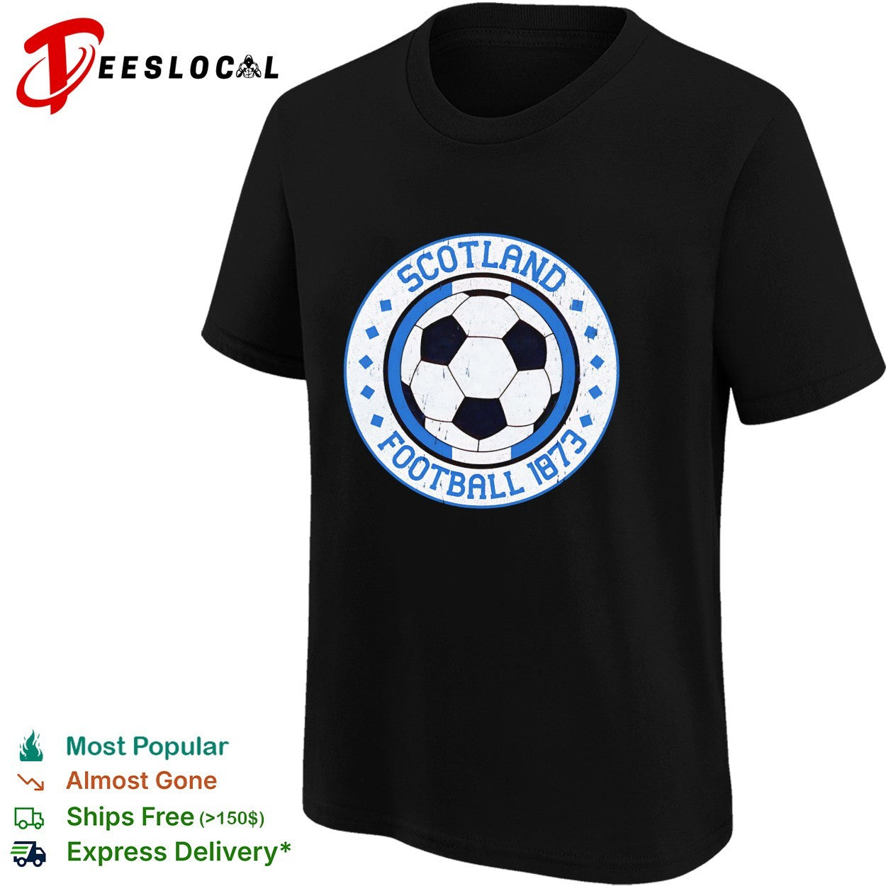 Scotland football 1873 vintage soccer shirt