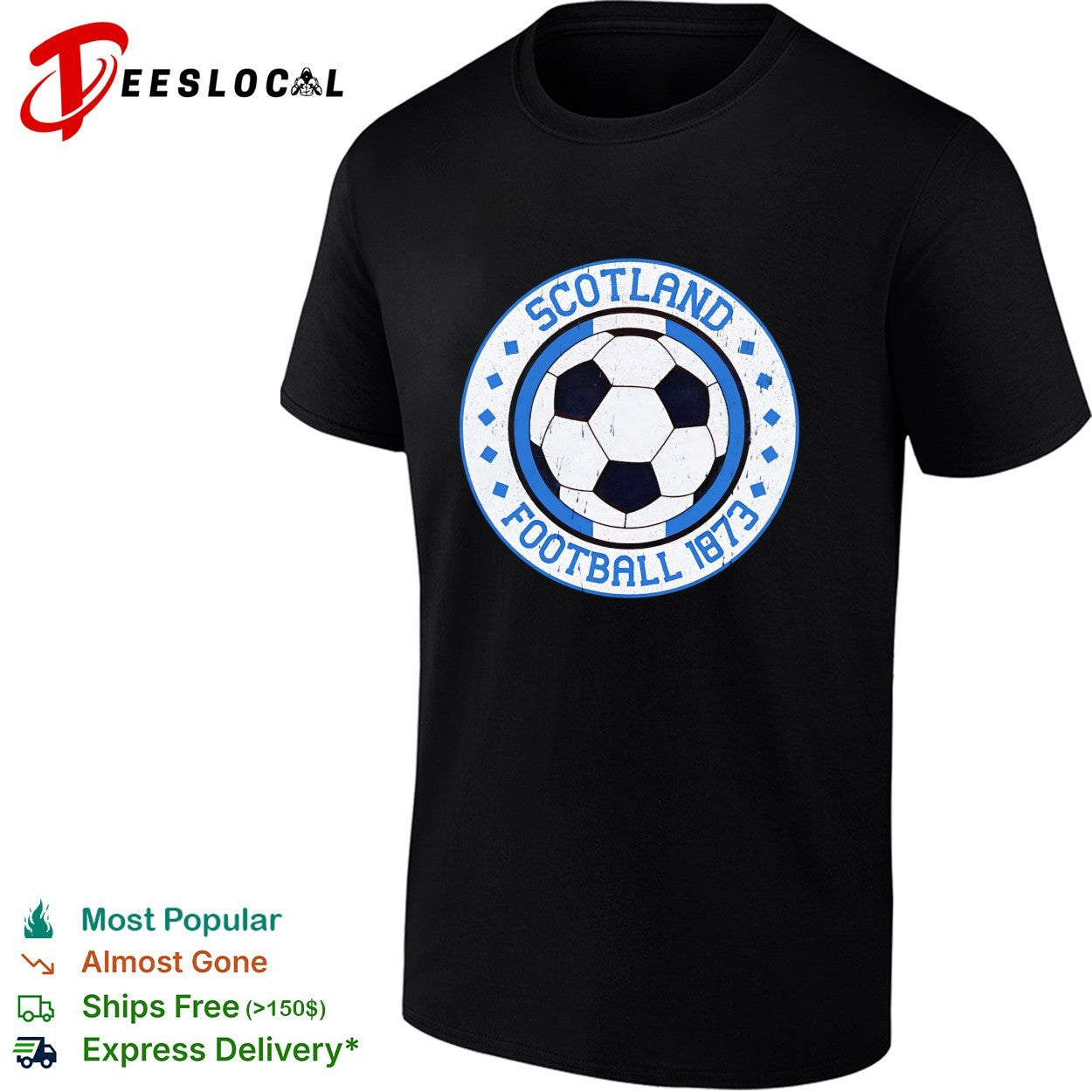 Scotland football 1873 vintage soccer shirt