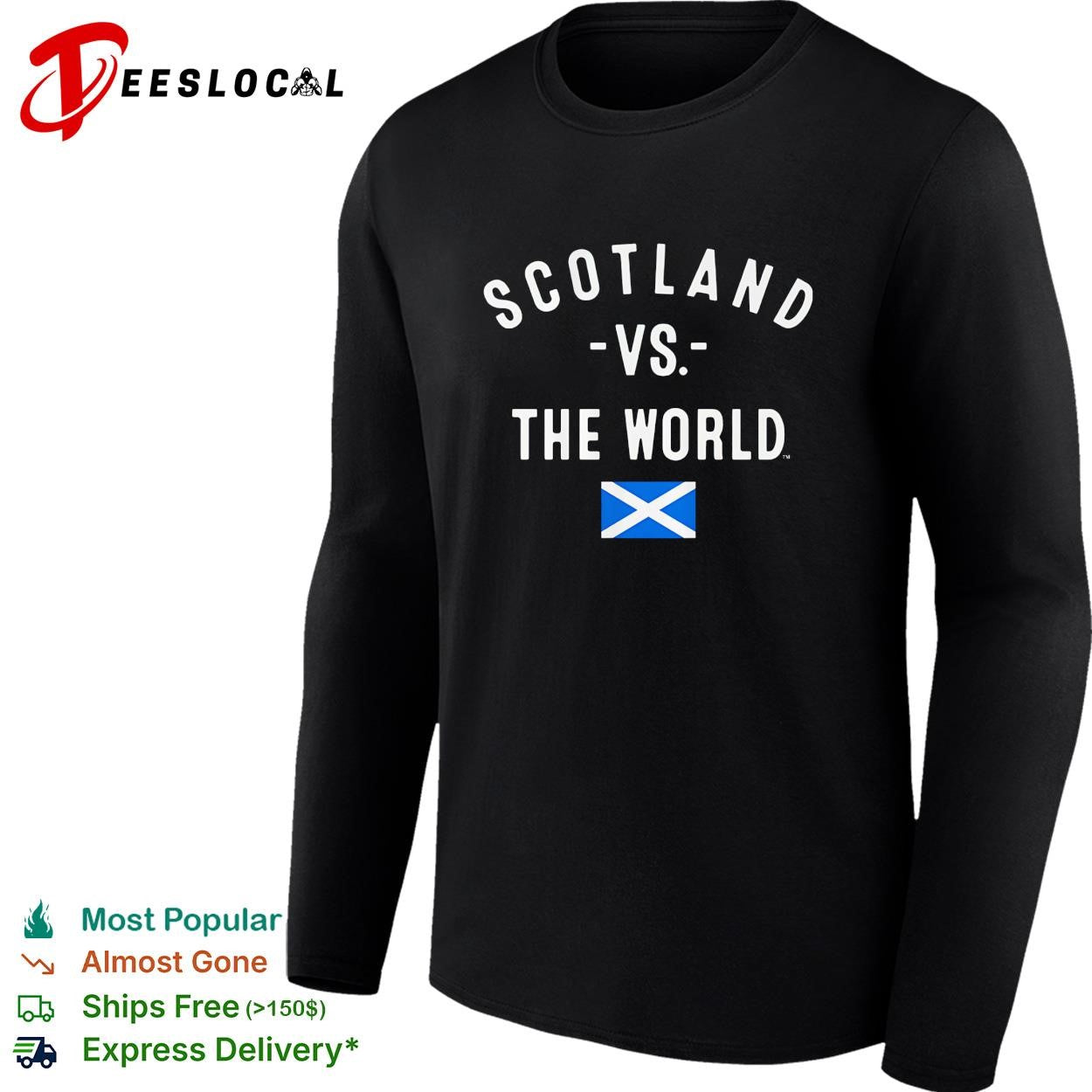 Scotland vs the world flag FIFA 2026 shirt
