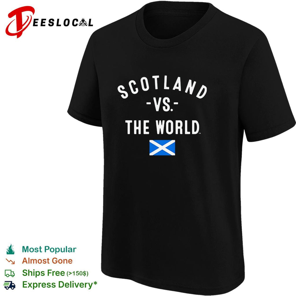 Scotland vs the world flag FIFA 2026 shirt