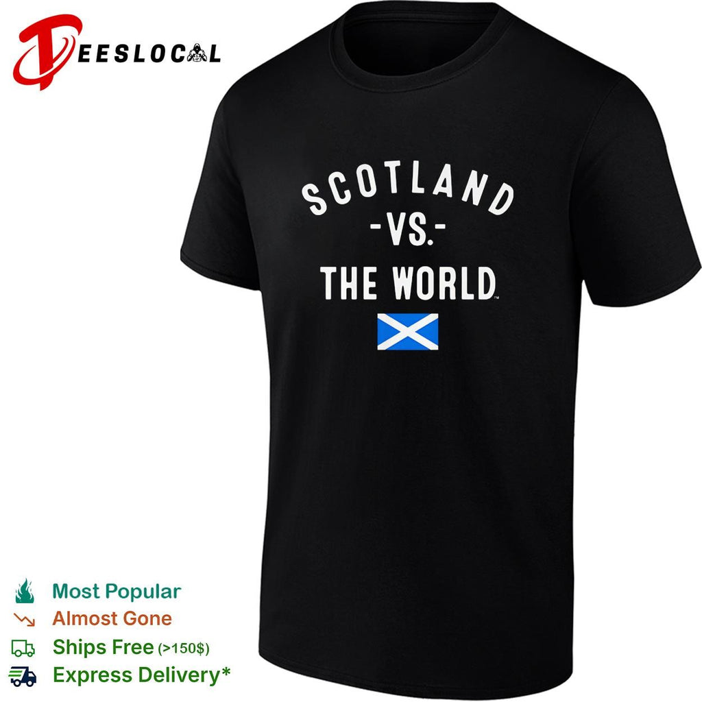 Scotland vs the world flag FIFA 2026 shirt