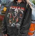 Scream Ghostface Tshirt Sweatshirt, Let's Watch Scary Movie Shirt, Horror Movie Shirt, Scream Movie Tee, Ghostface Shirt,...