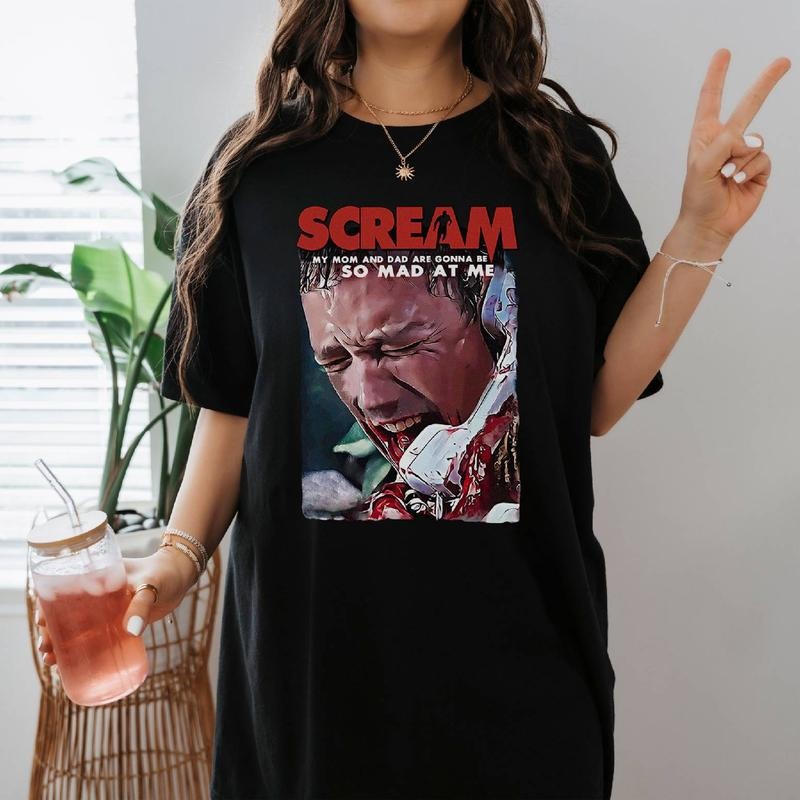 Scream My Mom And Dad Are Gonna Be So Mad At Me T-Shirt, Scream 1996 Movie Shirt, Billy Loomis Shirt, Ghostface Shirt ,...