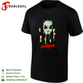 Screamwalkers movie cast ensemble with giant mask horror graphic shirt