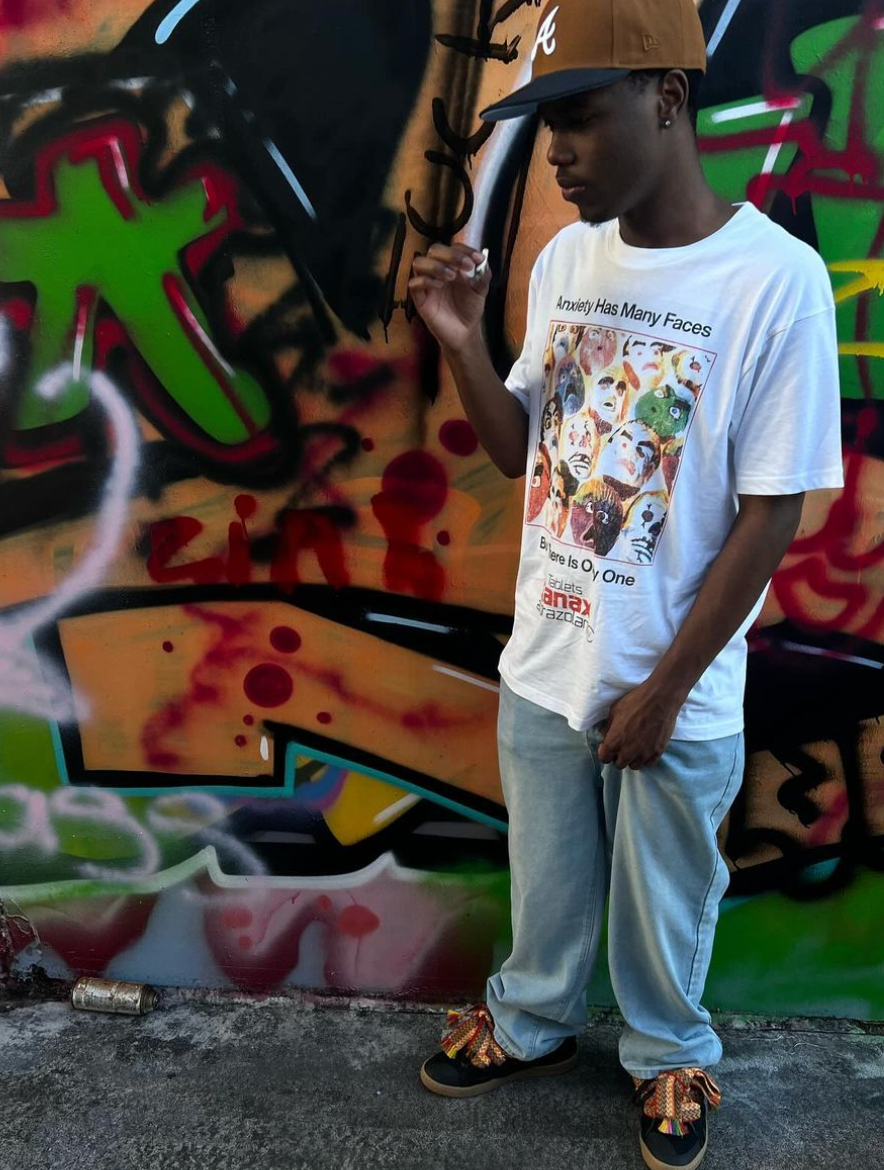 ANXIETY HAS MANY FACES WHITE HEAVY WEIGHT T-SHIRT Hoodie, Sweatshirt | CiraTrend.com (Image 2)