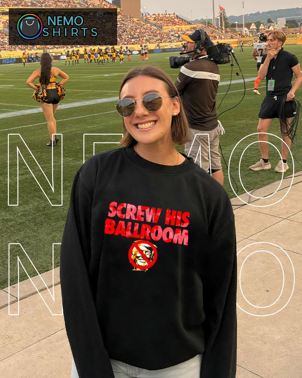 Screw his ballroom anti Trump shirt