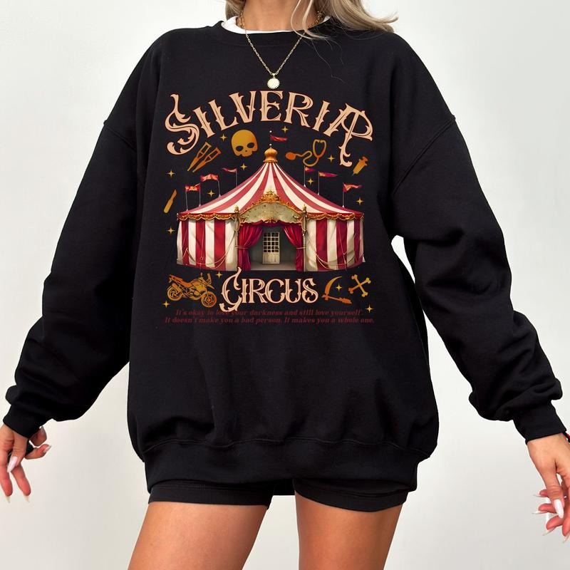 Scythe & Sparrow Silveria Circus Sweatshirt, T-shirt, Hoodie, Butcher And Blackbird Inspired Shirt, Dark Romance Book...