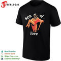 Sea of Love Deep Sea Diver Holding shirt