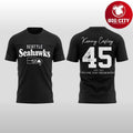 Official Seahawks Kenny Easley Thank For Memories 1959 2025 Two Sided Shirt
