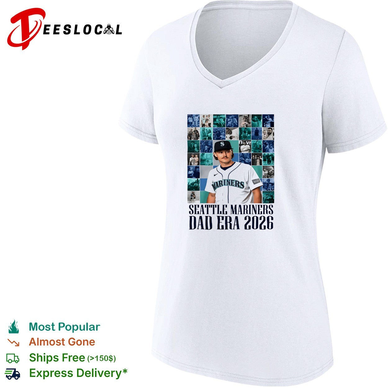 Seattle Mariners dad era 2026 shirt
