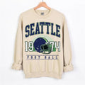 Seattlle Football Vintage Graphic T-shirt Seattlle Football Crewneck Crewneck Fan Gift Hoodie, Sweatshirt | CiraTrend.com