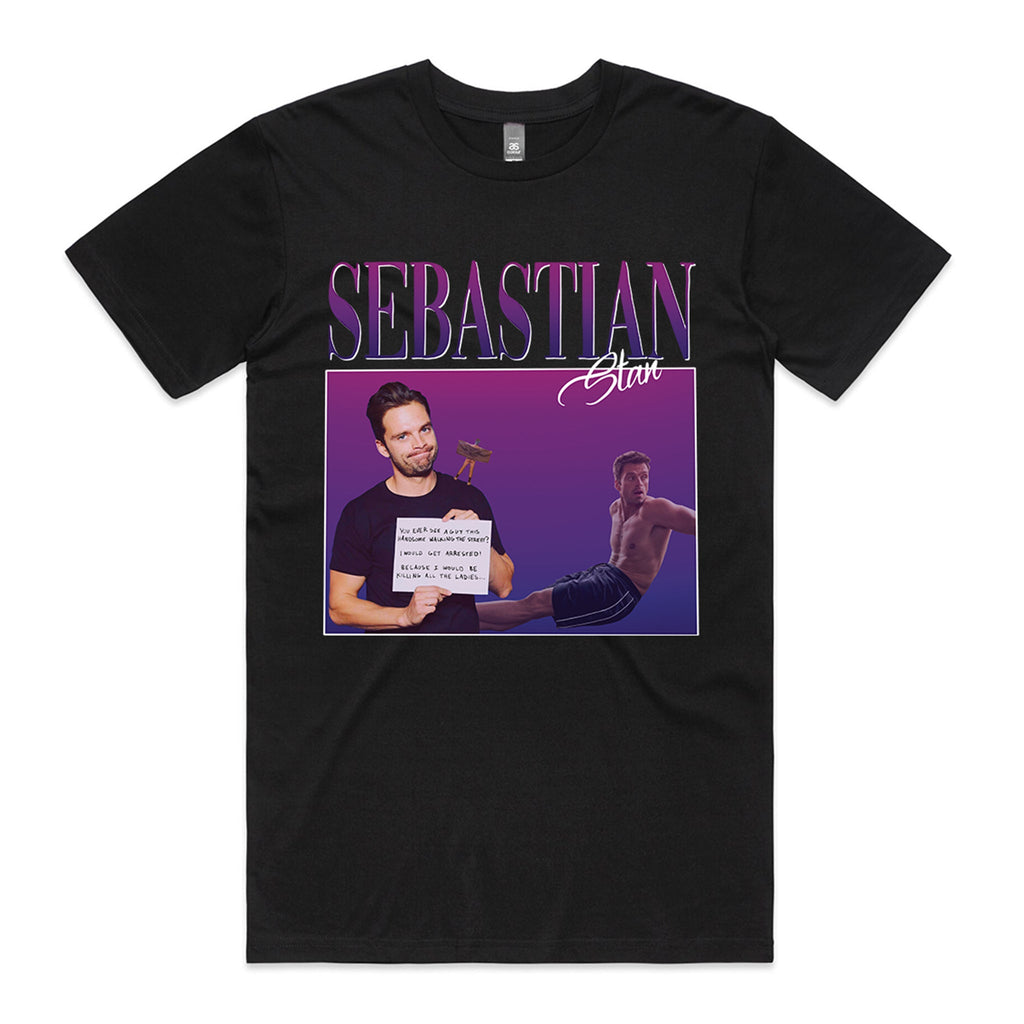 Sebastian Stan Retro Tee Hoodie, Sweatshirt | CiraTrend.com (Image 1)