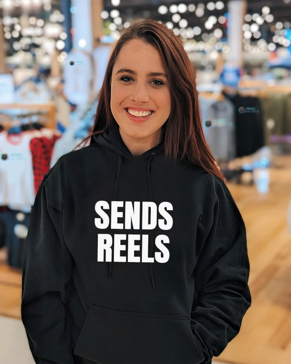 Sends reels shirt