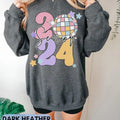 Senior 2024 Sweatshirt Retro, Class of 2024 Sweater groovy disco, 2024 Graduation Sweat shirt, Back To School Senior...
