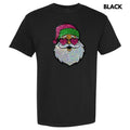 Sequin Santa Heart Eyes Patch Comfort Colors T-Shirt Hoodie, Sweatshirt | CiraTrend.com