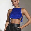 Sequins Party Club Tube Tops Strapless Slit TopY2K T-Shirts, Hoodie, Sweatshirt | CiraTrend.com