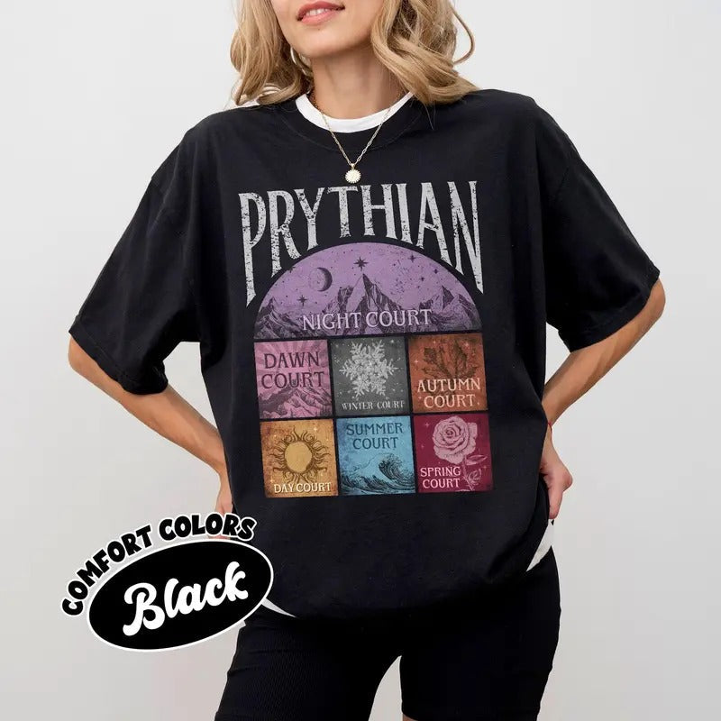 Seven Courts Of Prythian Comfort Colors Shirt, The Maas Tour T Shirt, Velaris Night Court Tee, SJM Inspire Shirt, Gift...
