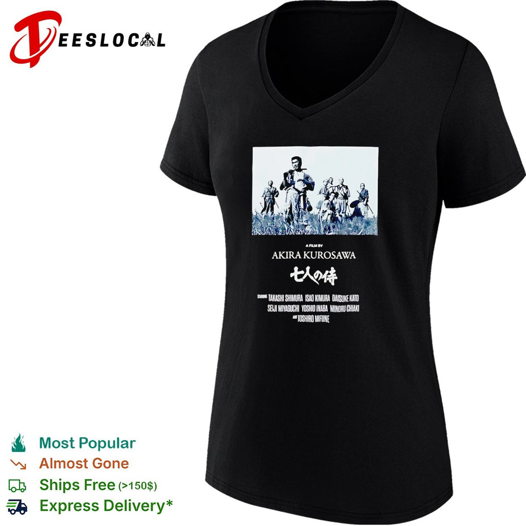 Seven Samurai Akira Kurosawa Japanese warriors a film by shirt
