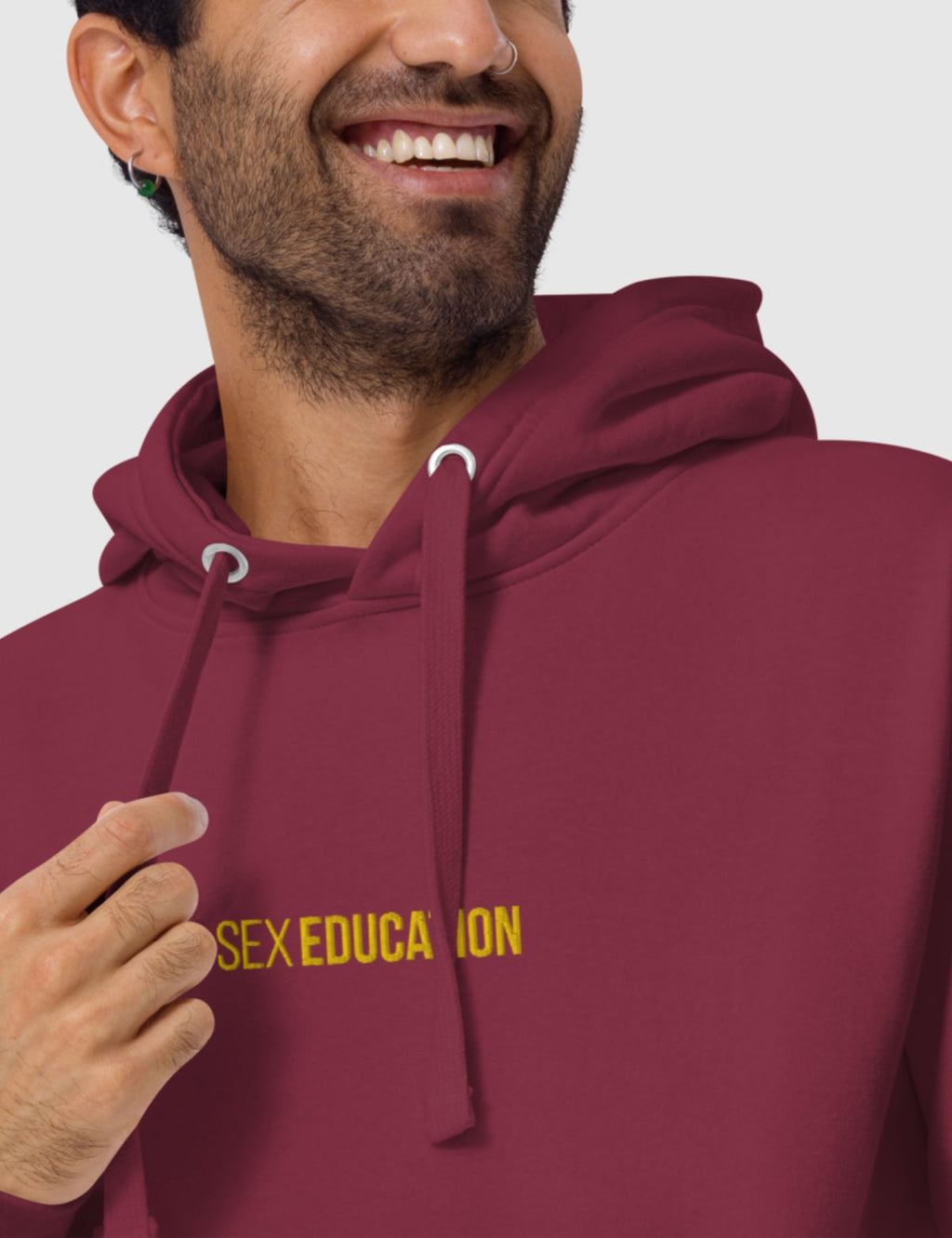 Sex Education Unisex Hoodie [Maroon] T-Shirts, Sweatshirt | CiraTrend.com (Image 4)