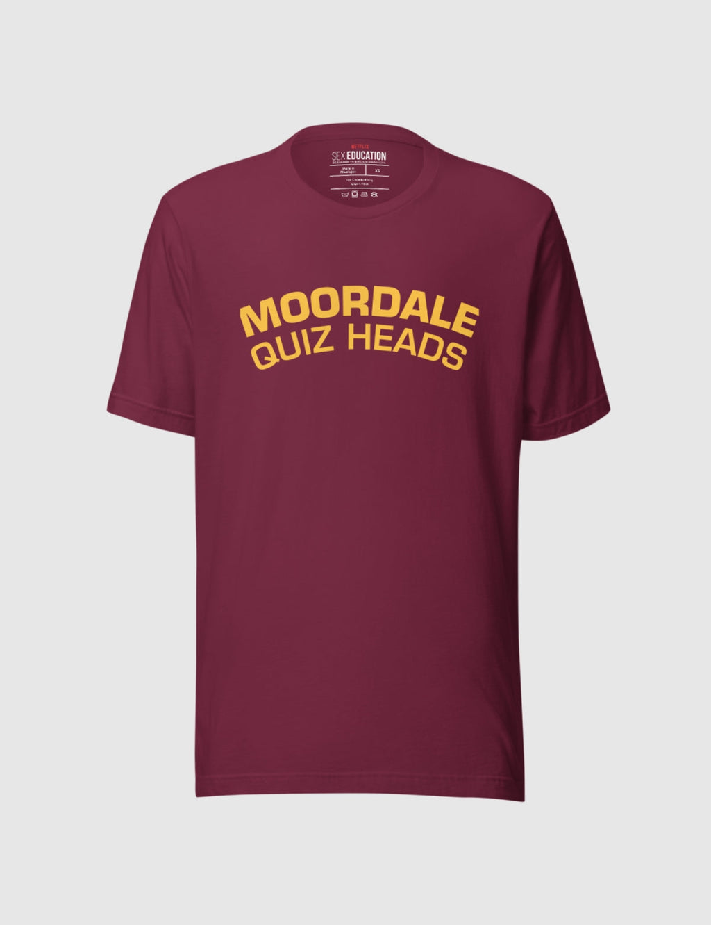 Sex Education Moordale Unisex T-Shirt [Maroon] Hoodie, Sweatshirt | CiraTrend.com (Image 1)