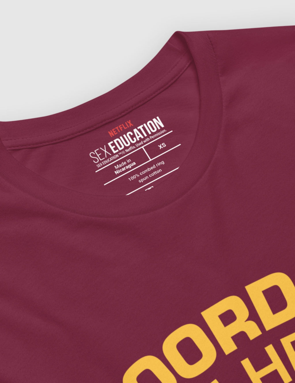 Sex Education Moordale Unisex T-Shirt [Maroon] Hoodie, Sweatshirt | CiraTrend.com (Image 3)