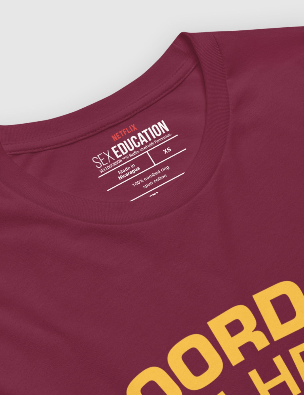 Sex Education Moordale Unisex T-Shirt [Maroon] Hoodie, Sweatshirt | CiraTrend.com (Image 3)