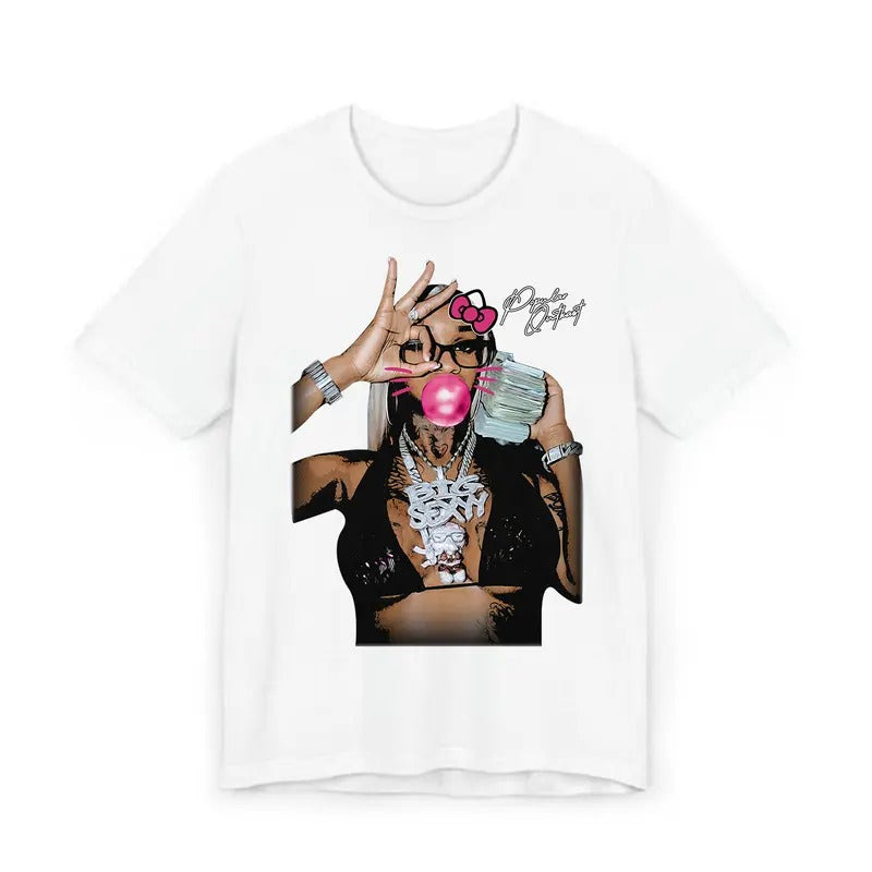 Sexxy Reddd Bubblegum Big Face Rap Tee - Must-Have Graphic Design Shirt Hoodie, Sweatshirt | CiraTrend.com