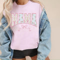 Shabby Chic Varsity Mama T shirt  | Blossom comfort colors T shirt top Hoodie, Sweatshirt | CiraTrend.com