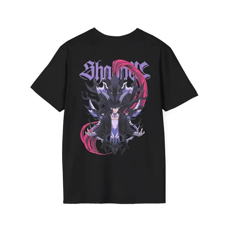 Shadow Monarch T-shirt Anime Unisex T-shirt Sung Jinwoo Hoodie, Sweatshirt | CiraTrend.com