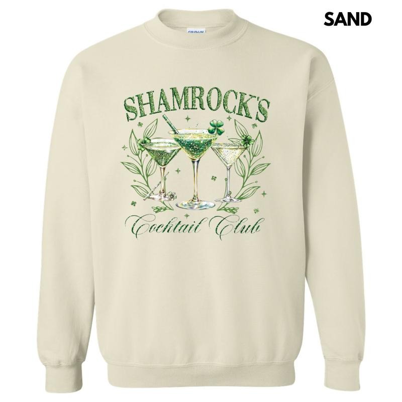 Shamrock Cocktail Club Sweatshirt T-Shirts, Hoodie | CiraTrend.com