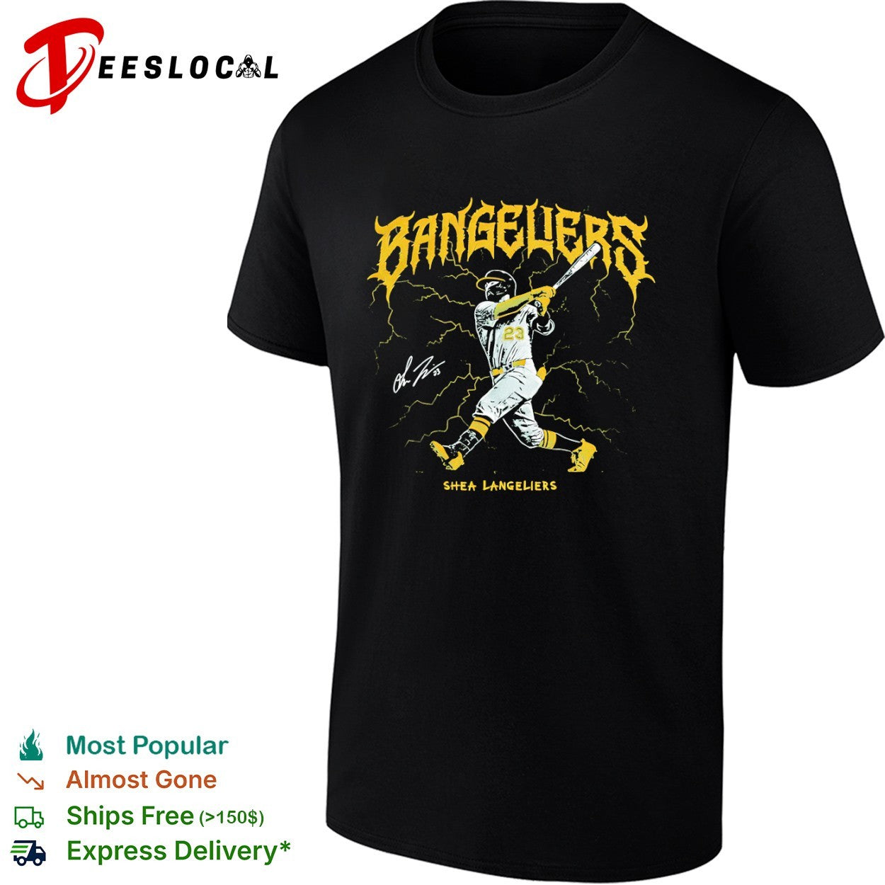 Shea Langeliers Oakland Athletics MLB Bangeliers shirt
