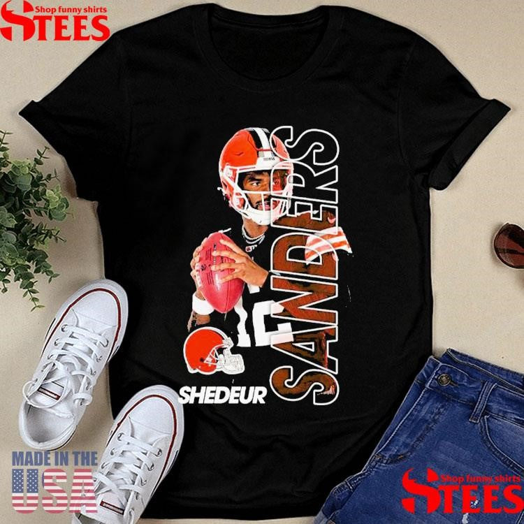 Shedeur Sanders Cleveland Browns Player T-shirt