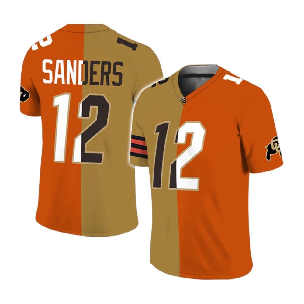 2025 Shedeur Sanders Half Buffaloes And Browns Jersey - Grishko.com