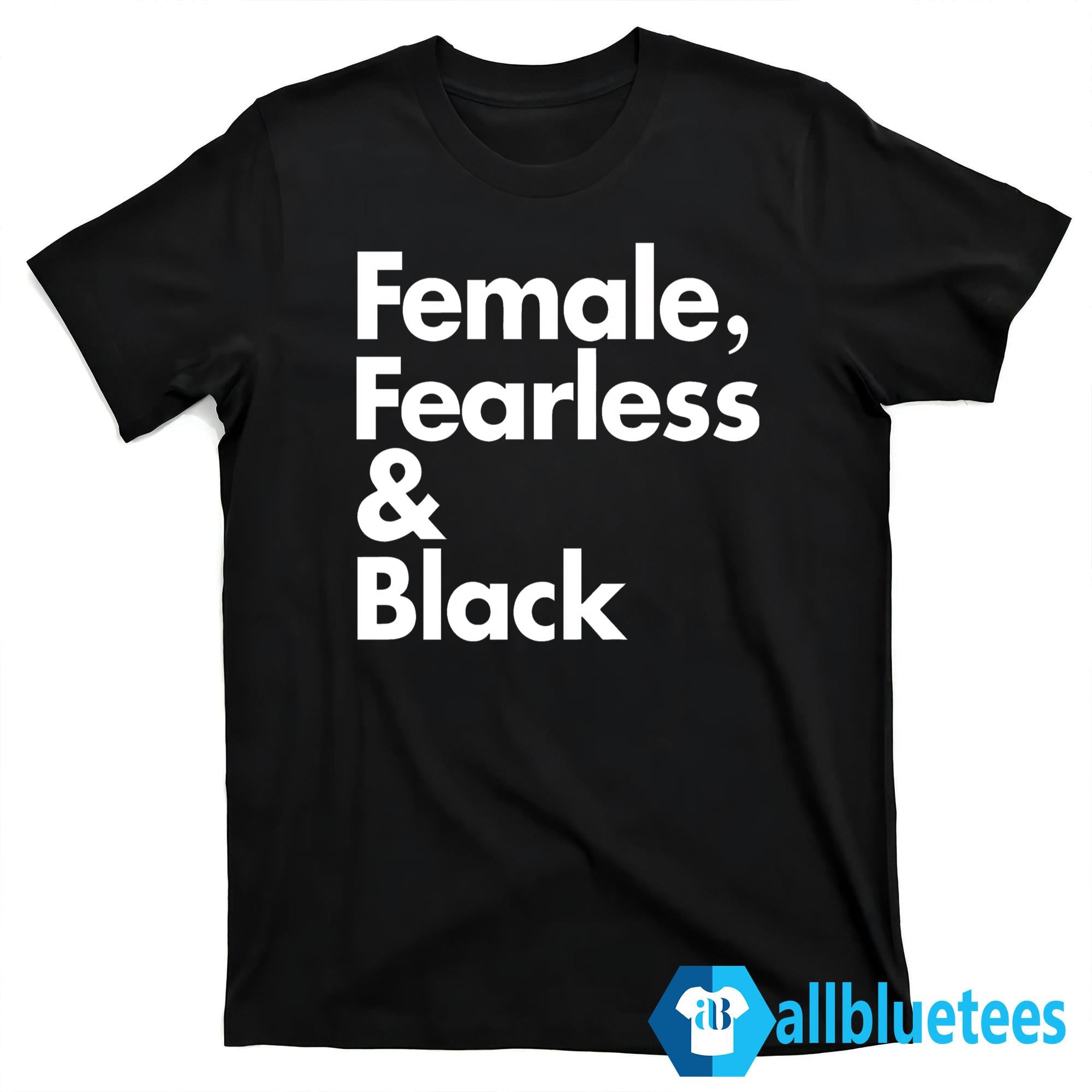 Sheryl Swoopes Female Fearless And Black Shirt