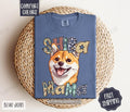Shiba Mama Comfort Colors, Dog Mom Tee, Cute Dog Mama Women's Tshirt Hoodie, Sweatshirt | CiraTrend.com