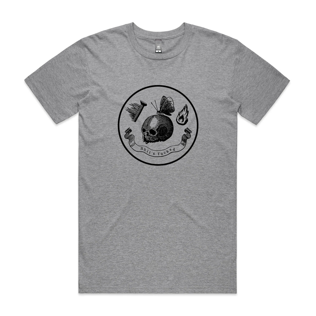 Shit's Fucked Skull Tee Hoodie, Sweatshirt | CiraTrend.com (Image 4)