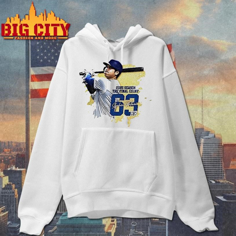 Shohei Ohtani Los Angeles Dodgers Mvp Baseball 2025 Season The Final Count 63 Hr Shirt