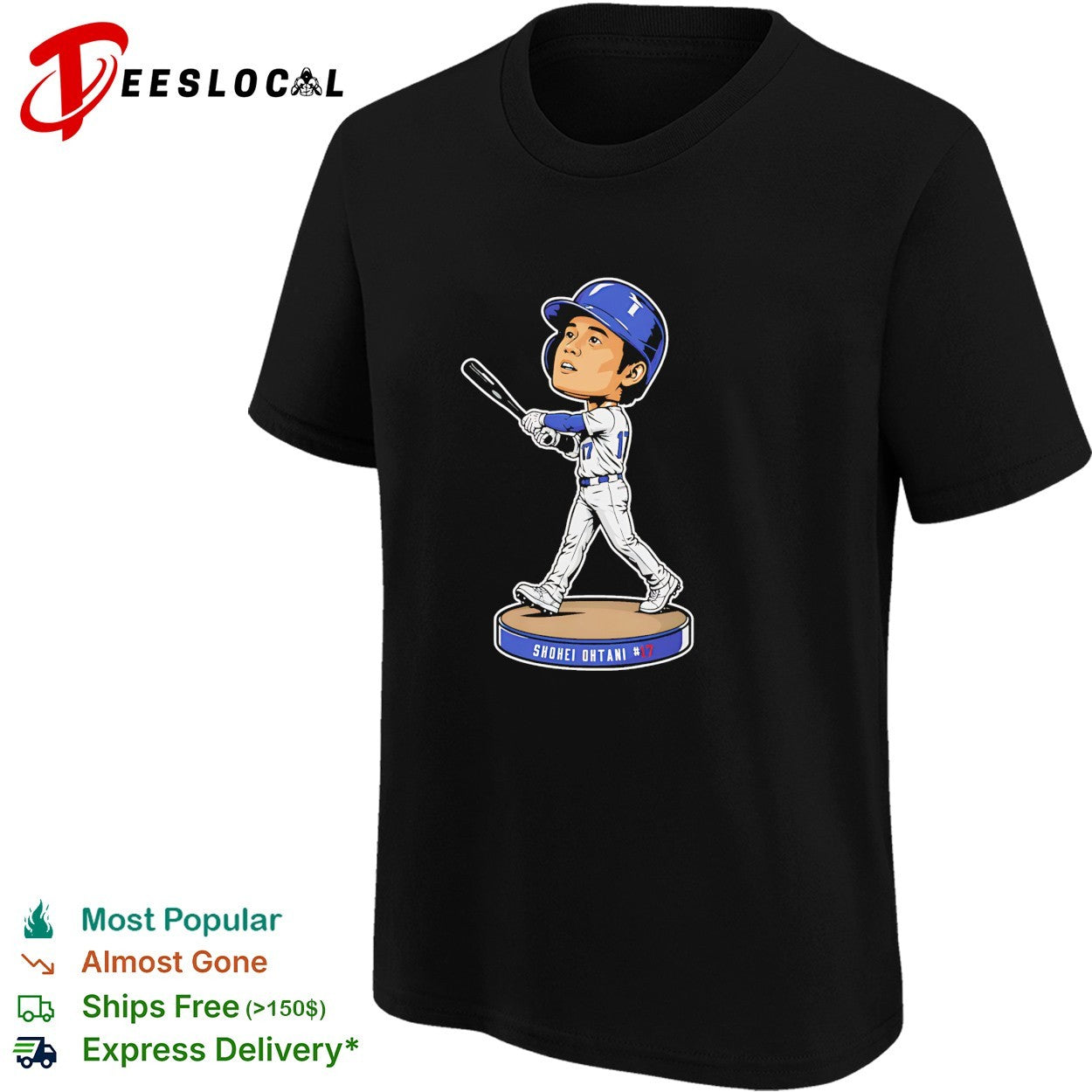 Shohei Ohtani bobblehead figure number 17 shirt